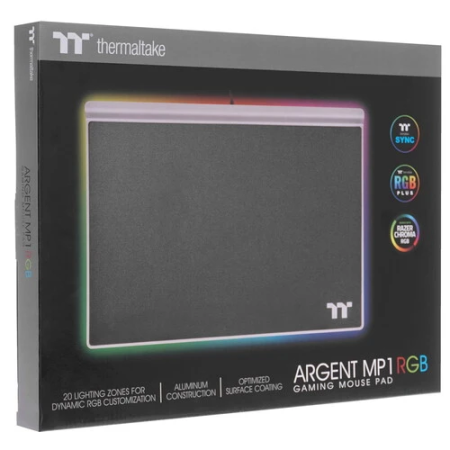 Коврик Thermaltake Argent MP1 RGB (GMP-MP1-BLKHMC-01) черный