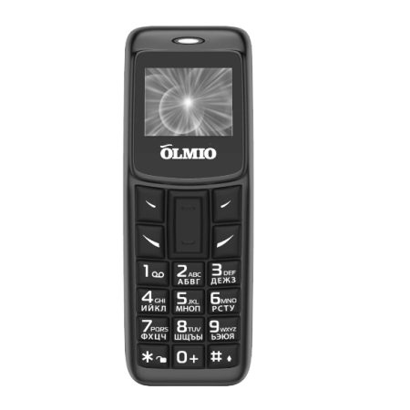 Мобильный телефон Olmio A02 (040325) черный