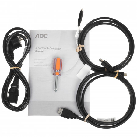 27" Монитор AOC 27V5CE/BK черный