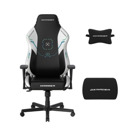 Кресло игровое DXRacer Hammer (GC/LHE23LTA/SITBETTERGAMELONGER) черно-белый