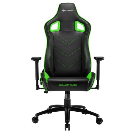 Кресло игровое Sharkoon Elbrus 2 (ELBRUS 2/BLACK-GREEN) черно-зеленый