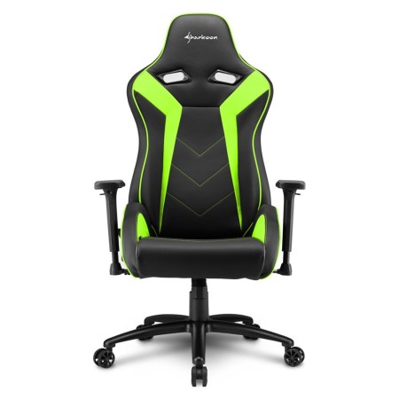Кресло игровое Sharkoon Elbrus 3 (ELBRUS 3/BLACK-GREEN) черно-зеленый