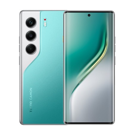 Смартфон TECNO CAMON 40 Pro (CM6) (NFC) 8 ГБ/256 ГБ зеленый (Emerald Lake Green)