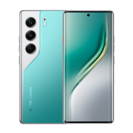 Смартфон TECNO CAMON 40 Pro (CM6) (NFC) 8 ГБ/256 ГБ зеленый (Emerald Lake Green)