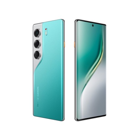 Смартфон TECNO CAMON 40 Pro (CM6) (NFC) 8 ГБ/256 ГБ зеленый (Emerald Lake Green)