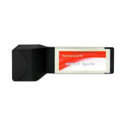 Адаптер Express Card USB HUB 4 Port черный