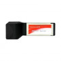 Адаптер Express Card USB HUB 4 Port черный