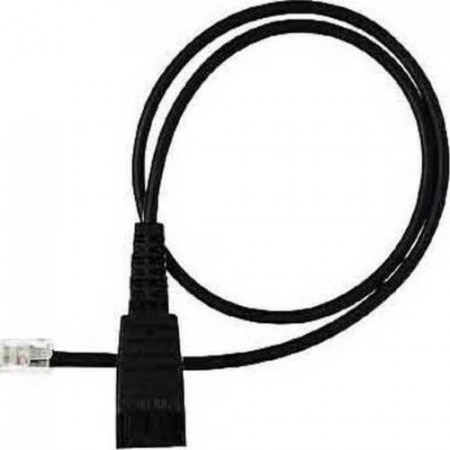 Кабель QD RJ-10 Jabra 8800-00-25 0.5 м черный