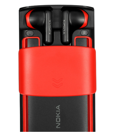 Мобильный телефон Nokia 5710 XpressAudio черный/красный