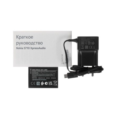 Мобильный телефон Nokia 5710 XpressAudio черный/красный