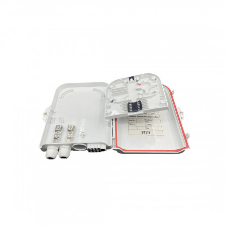 Коробка распределительная оптическая А-Оптик FTTH-FD207-08 (FD207-SC) белый