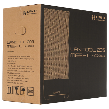 Корпус Lian Li LanCool 205M Mesh (G99.OE764CW.R0) белый