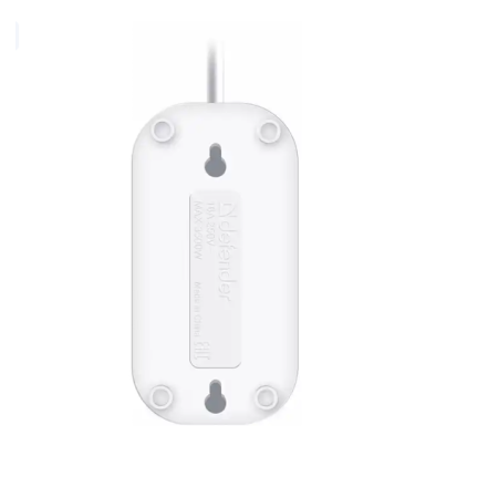 Удлинитель Defender R320 белый 3м