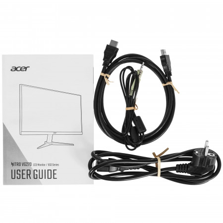 27" Монитор Acer Nitro VG270Ebmiiх черный