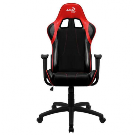 Кресло игровое Aerocool AC100 AIR-BR черно-красный