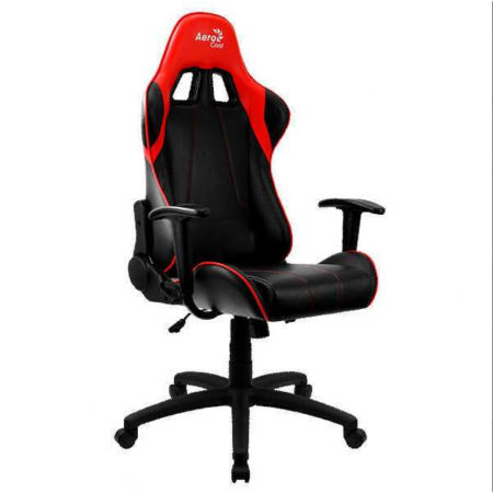 Кресло игровое Aerocool AC100 AIR-BR черно-красный