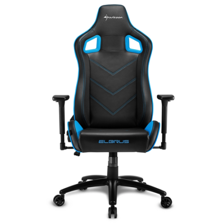 Кресло игровое Sharkoon Elbrus 2 (ELBRUS 2/BLACK-BLUE) черно-синий