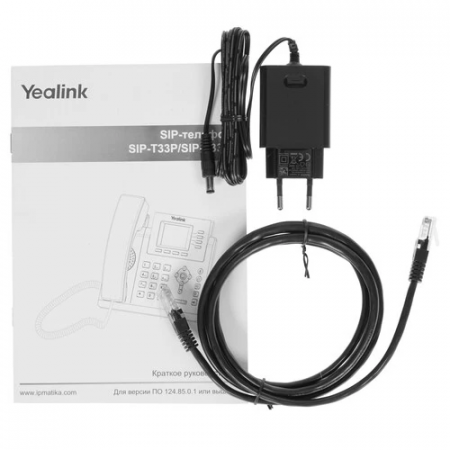 IP-телефон Yealink SIP-T33G черный