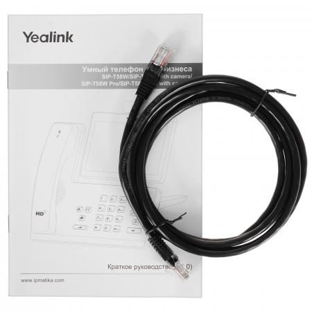 IP-телефон Yealink SIP-T58W черный