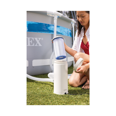 поверхностный насосы (самовсасывающий) Krystal Clear INTEX (26638) серый