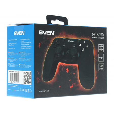 Джойстик беспроводной SVEN GC-3050 (SV-016005) черный