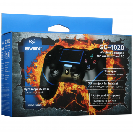 Джойстик беспроводной Sven GC-4020 (SV-020293) черный
