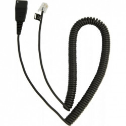 Кабель QD 2.5 mm jack Jabra 8800-01-102 2м черный
