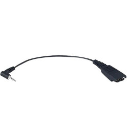 Кабель QD 2.5mm jack Jabra 8800-00-46 150мм черный