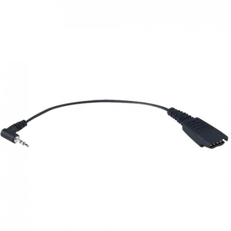 Кабель QD 2.5mm jack Jabra 8800-00-46 150мм черный