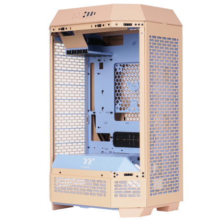 Корпус Thermaltake The Tower 300 Peach Fuzz Edition (CA-1Y4-00SKWN-00) оранжевый