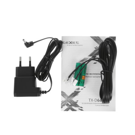 Радиотелефон (DECT) Texet TX-D4505A черный