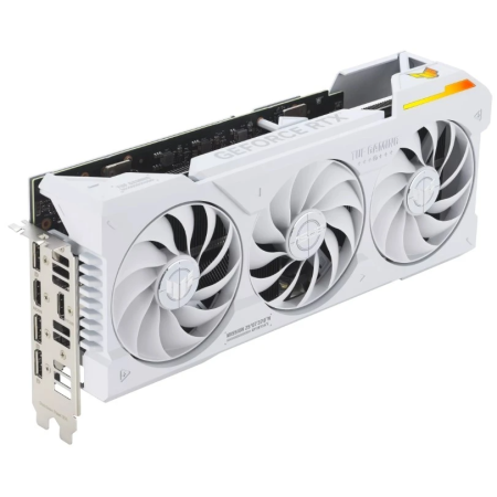 Видеокарта ASUS GeForce RTX 4070 Ti SUPER BTF TUF Gaming White OC Edition (TUF-RTX4070TIS-O16G-BTF-WHITE) 16 Гб белый