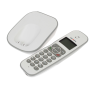 Телефон беспроводной (DECT) Texet TX-D4505A белый-серый