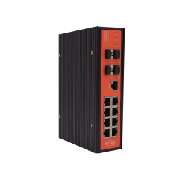 Коммутатор Wi-Tek WI-PMS312GF-I v2 черный