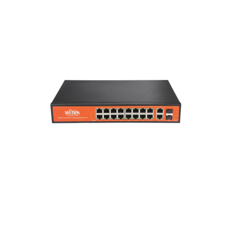 Коммутатор Wi-Tek WI-PMS320GF черный