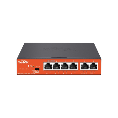 Коммутатор Wi-Tek WI-PS205 v4 черный