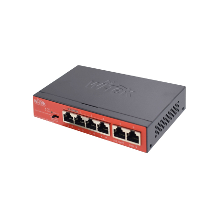 Коммутатор Wi-Tek WI-PS205 v4 черный