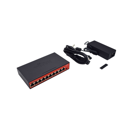 Коммутатор Wi-Tek WI-PS210 v4 черный