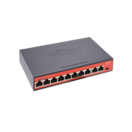 Коммутатор Wi-Tek WI-PS210 v4 черный