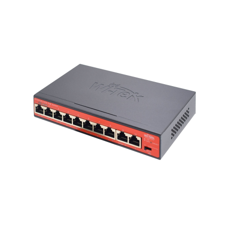 Коммутатор Wi-Tek WI-PS210 v4 черный