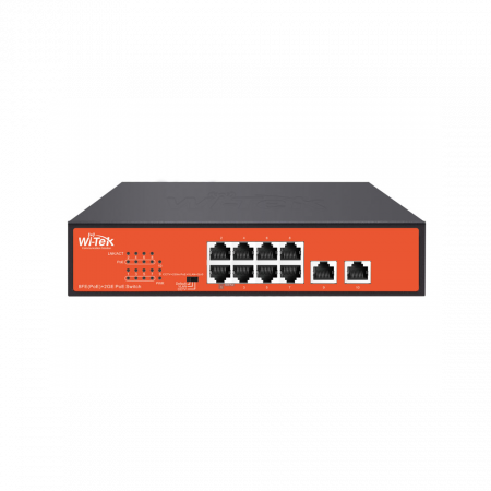 Коммутатор Wi-Tek WI-PS210G v4 черный