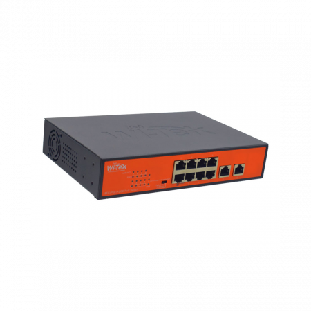 Коммутатор Wi-Tek WI-PS210G v4 черный