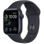Смарт-часы Apple Watch SE 2nd Gen (MNK03GK/A/MXEK3QI/A) черный (1 ремешок) 44 мм