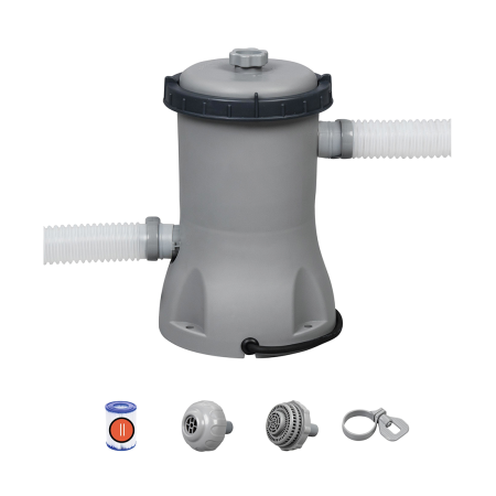 поверхностный насосы (самовсасывающий) BESTWAY Flowclear (58383) серый