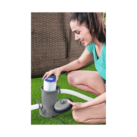 поверхностный насосы (самовсасывающий) BESTWAY Flowclear (58383) серый