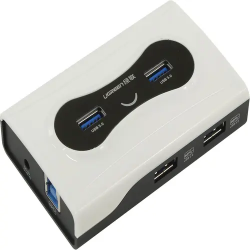 Док-станция Ugreen GC-U3H7P1 черно-белый Док-станция Ugreen GC-U3H7P1 черно-белый