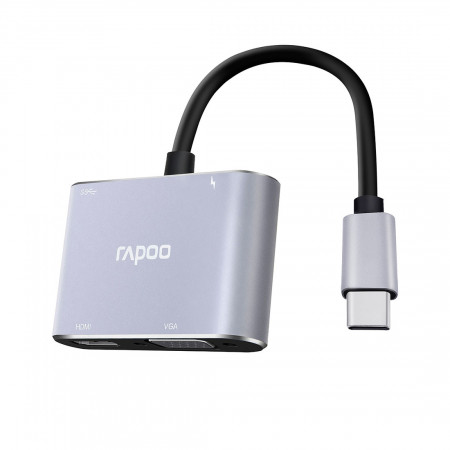 Док-станция Rapoo XD30 серый