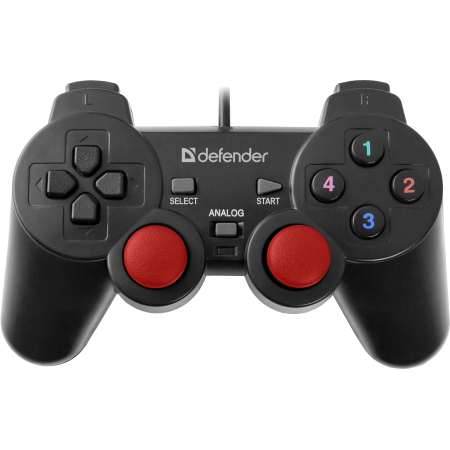 Джойстик проводной Defender Glyder (64399) черный