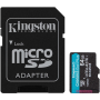 64 ГБ Карта памяти Kingston Canvas Go! Plus microSDXC (SDCG4/64GB) черный + адаптер