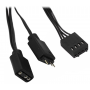 Подставка для видеокарты OCPC Pole P1 ARGB OCPOLEP1X2CBK чёрный